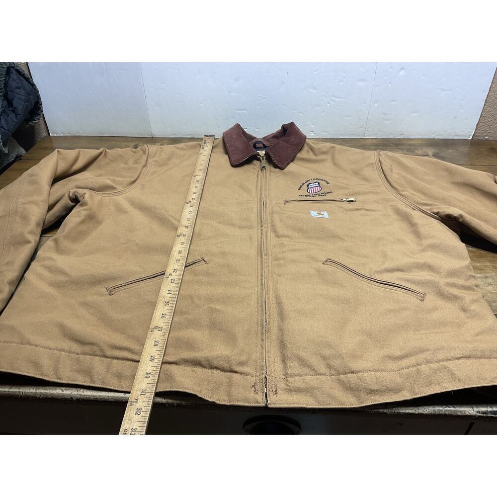 Carhartt Vintage Detroit J001 Mens Workwear Jacket Size 3XL Tall Blanket Lined - Picture 8 of 16